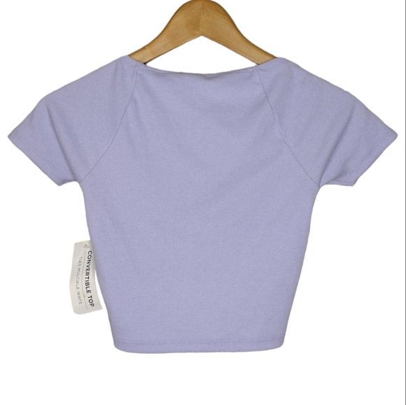 NWT Aéropostale Ties Multiple Ways Convertible Crop Top - Picture 2 of 9